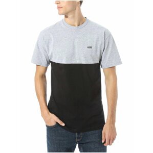 Šedo-černé pánské tričko VANS