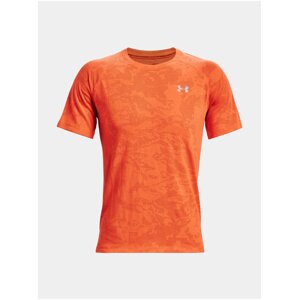 Tričko Under Armour Streaker 2.0 Camo SS - oranžová