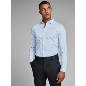 Světle modrá formální super slim fit košile Jack & Jones Parma