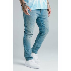 Modré pánské skinny fit džíny DENIMS RIOT FIT LOOSE AOKI STEVE X