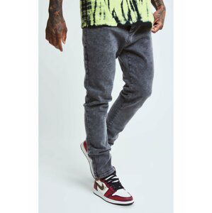 Černé pánské skinny fit džíny OFS_NS DENIMS FIT LOOSE AOKI STEVE X