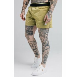 Khaki pánské plavky SHORTS SWIM NYLON CRUSHED ADAPT