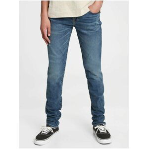 Modré klučičí džíny stacked ankle skinny jeans with stretch