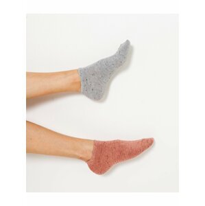Černé dámské ponožky s ozdobnými detaily CAMAIEU