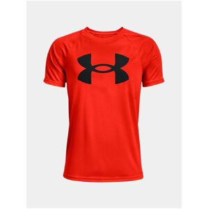 Tričko Under Armour Tech Big Logo SS - oranžová