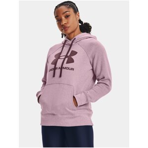 Mikina Under Armour Rival Fleece Logo Hoodie - růžová