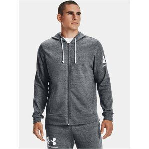 Mikina Under Armour RIVAL TERRY FZ HD - šedá