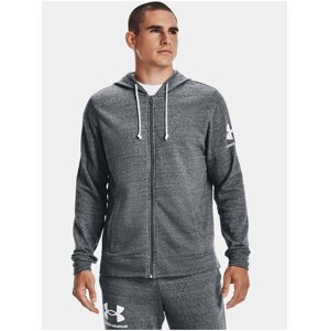 Mikina Under Armour RIVAL TERRY FZ HD - šedá