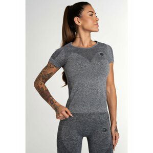 Tričko Gym Glamour Bezešvé Fusion Dark Grey