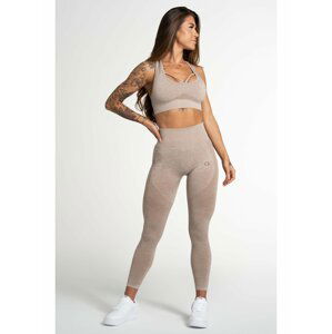 Legíny Gym Glamour Bezešvé Fusion Beige