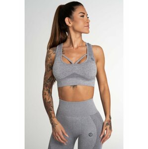 Podprsenka Gym Glamour Bezešvá Fusion Light Grey