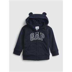 Modrá klučičí mikina GAP logo fleece