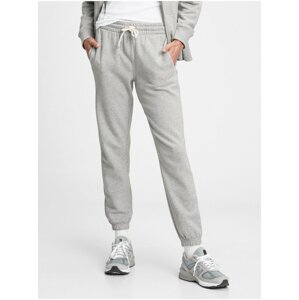 Šedé dámské tepláky vintage soft classic joggers