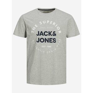 Světle šedé tričko Jack & Jones Herro