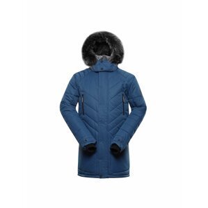 Tmavě modrá pánská zimní bunda s kapucí Alpine Pro ICYB 6