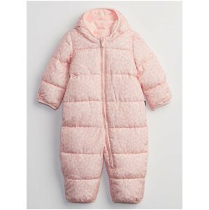 Růžová holčičí bunda coldcontrol max puffer snowsuit