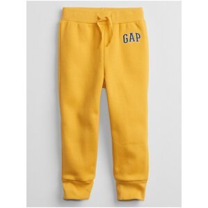 Žluté klučičí tepláky GAP Logo joggers