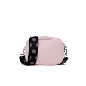 Černo-růžová dámská malá vzorovaná crossbody kabelka VUCH Marsey