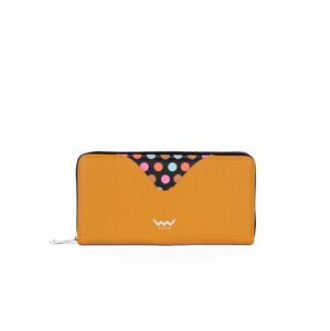 Černo-žlutá dámská malá vzorovaná peněženka VUCH Ronja