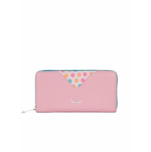 Modro-růžová dámská vzorovaná peněženka VUCH Zuki