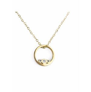 Dámský náhrdelník s motivem kroužku ve zlaté barvě VUCH Ringy Gold