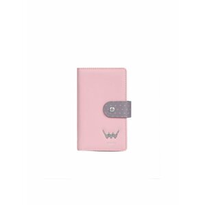 Šedo-růžová dámská malá peněženka VUCH Monte