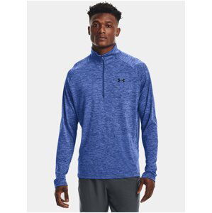 Tričko Under Armour Tech 2.0 1/2 Zip - modrá