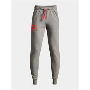 Tepláky Under Armour RIVAL TERRY PANTS - šedá