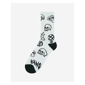 Černo-bílé pánské vzorované ponožky Vans