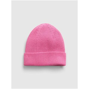 Doplňky - Dětská čepice organic catton fine guage beanie Růžová