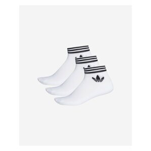 Sada tří párů ponožek v bílé barvě adidas Originals