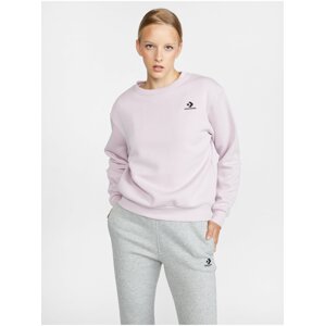 Embroidered Fleece Crew Mikina Converse