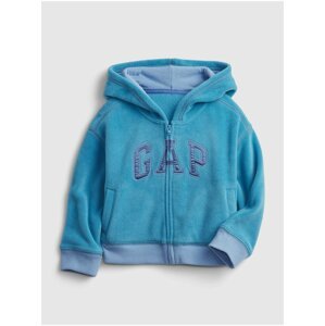 Modrá holčičí mikina GAP Logo profleece active top