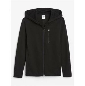 Černá klučičí mikina GapFit performance hoodie GAP