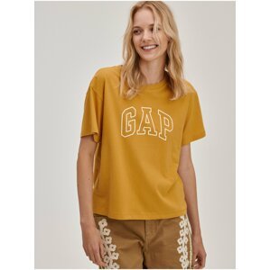 Žluté dámské tričko s logem GAP easy