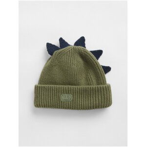 Zelená dětská čepice dinosaurian beanie hat GAP