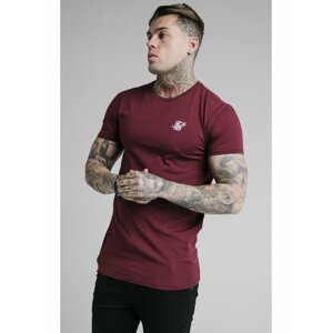 Vínové pánské tričko TEE GYM HEM STRAIGHT S/S