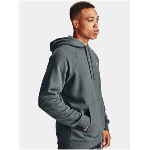 Mikina Under Armour UA Rival Cotton Hoodie - šedá