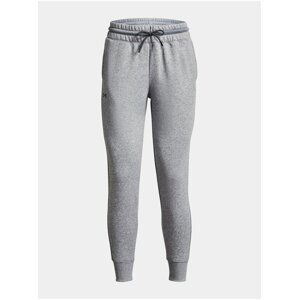 Tepláky Under Armour Rival Fleece Mesh Pant - šedá