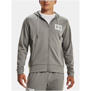 Mikina Under Armour SUMMIT KNIT FZ HOODIE - šedá