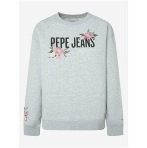 Světle šedá dámská mikina Pepe Jeans Portia