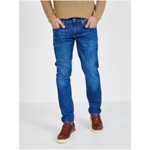 Modré pánské straight fit džíny Pepe Jeans Hatch