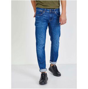 Modré pánské straight fit džíny Pepe Jeans Hatch