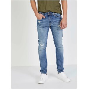 Světle modré pánské straight fit džíny Pepe Jeans Stanley