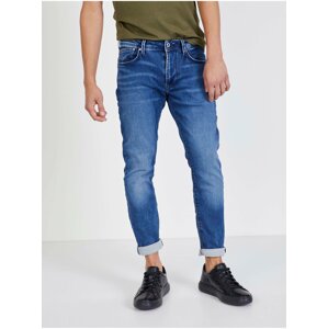 Tmavě modré pánské straight fit džíny Pepe Jeans Stanley