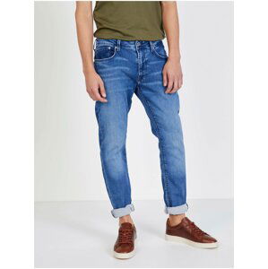 Modré pánské straight fit džíny Pepe Jeans Stanley