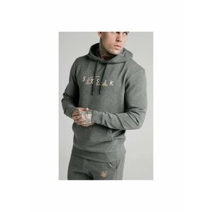 Šedá pánská mikina  HOODIE SIGNATURE GOLD OVERHEAD