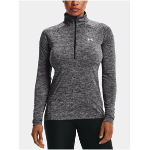 Tričko Under Armour Tech 1/2 Zip - Twist - šedá