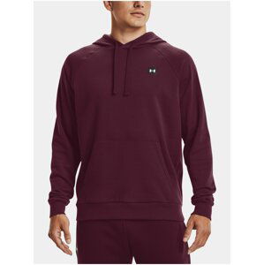 Mikina Under Armour Rival Fleece Hoodie - červená