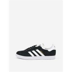 Bílo-černé unisex semišové boty adidas Originals Gazelle